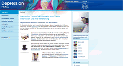 Desktop Screenshot of depression.hexal.de