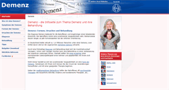 Desktop Screenshot of demenz.hexal.de