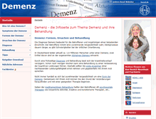 Tablet Screenshot of demenz.hexal.de